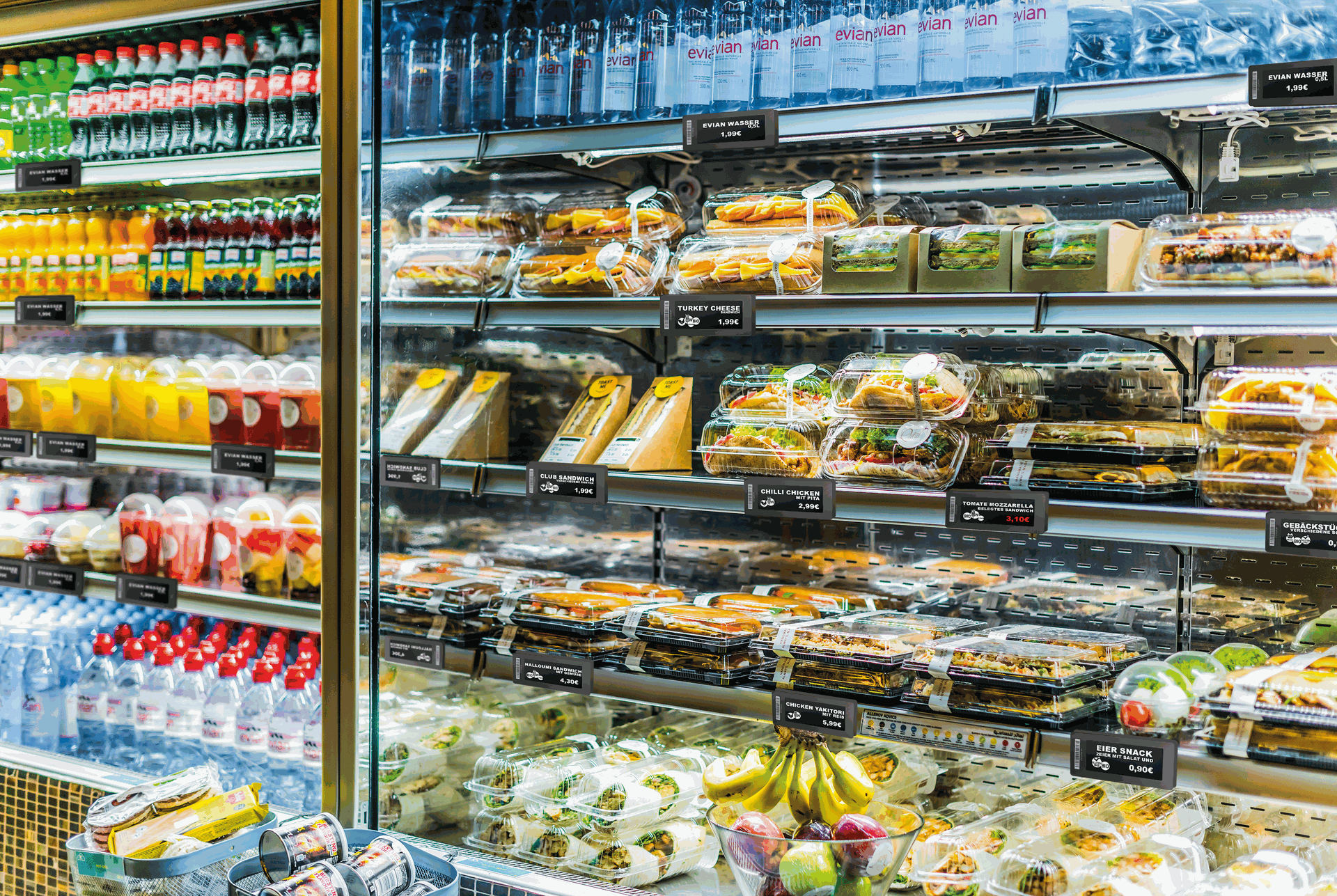 Digitale Preisschilder erobern den Lebensmitteleinzelhandel.