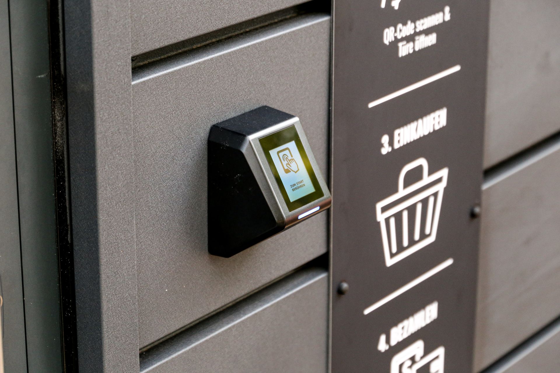 Zutrittscanner zum Smart-Store von Shop-IQ.