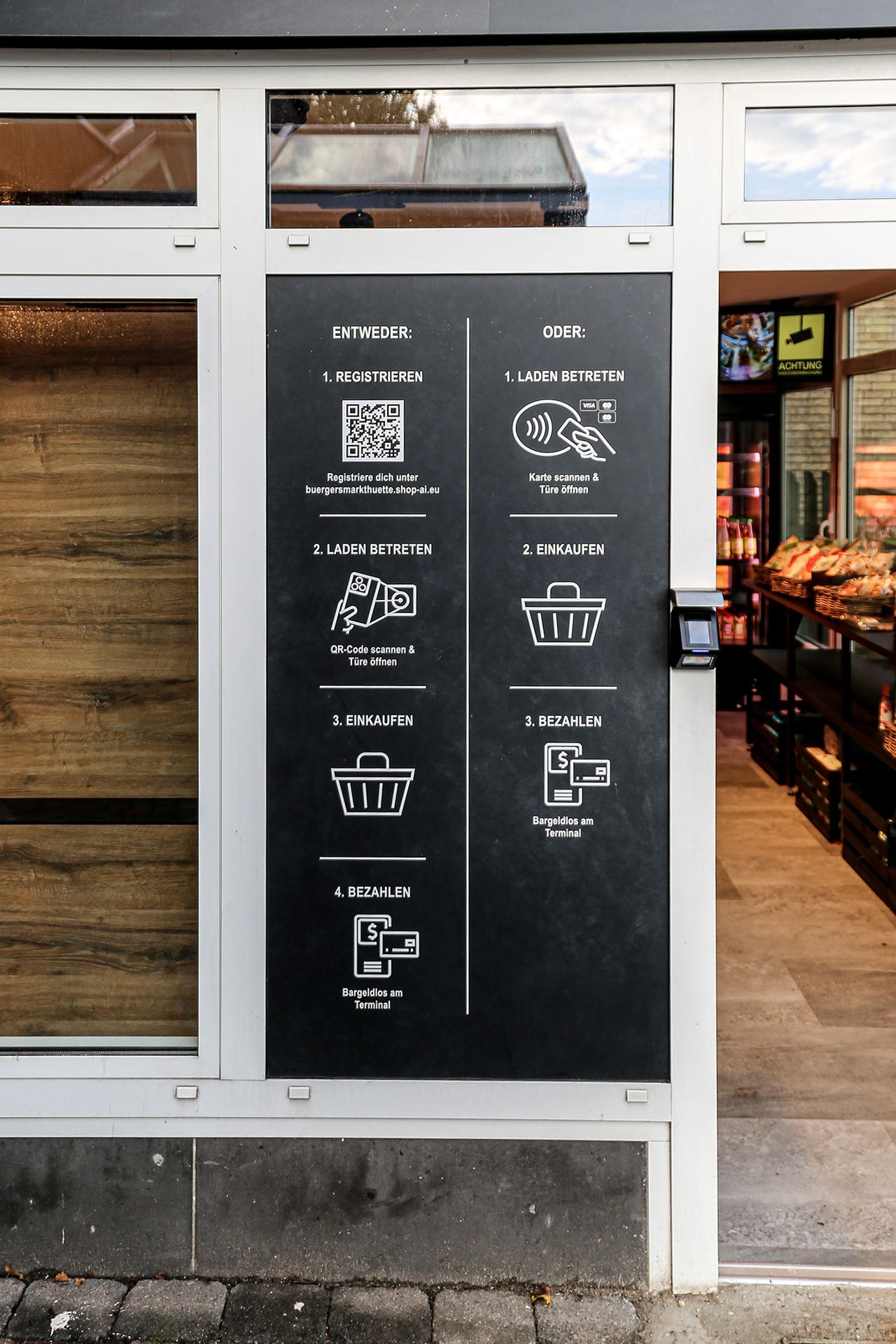 Einfaches, smartes Zutrittsystem von Shop-IQ für mehr Sicherheit.