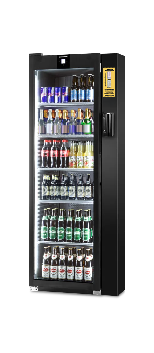 Kühlschrank mit Altersverifizierung und Kontrolle im Smart-Store.