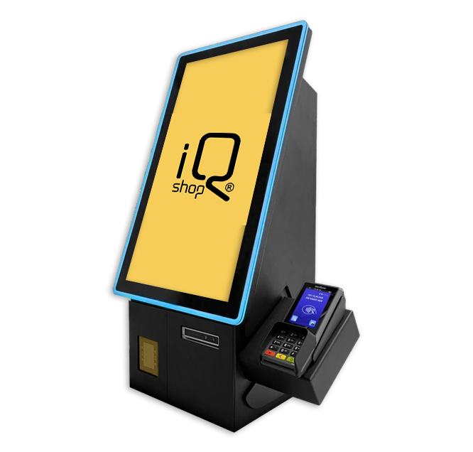 Zahlungsterminal mit Kartenlesegerät und Bondrucker