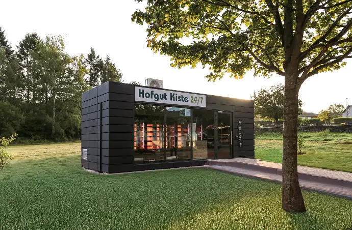 Smart-Store Container Konzept mit Shop-IQ Technik.