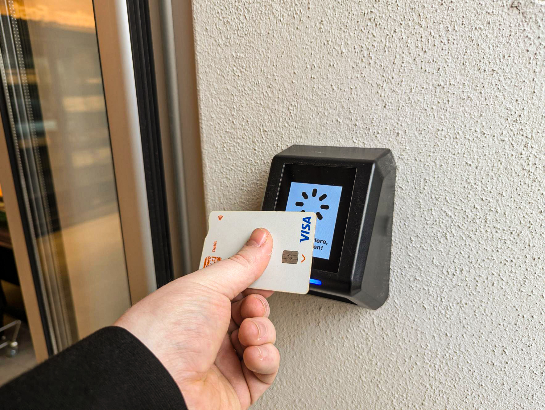 Shop-IQ Zutrittskontrolle mit EC-Karte