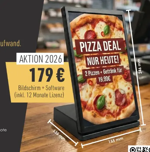 [Signage Lite] Signage Lite - Mobiles Thekendisplay 